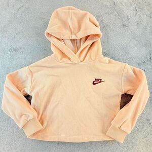 Nike Hoodie Toddler 2T Peach Pullover Fleece Hooded Sweatshirt